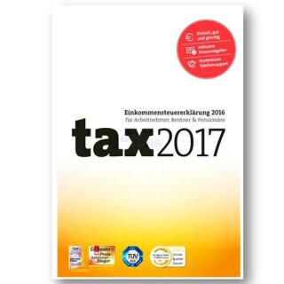 Buhl Tax 2017 (für Steuerjahr 2016) 1 PC Vollversion ESD