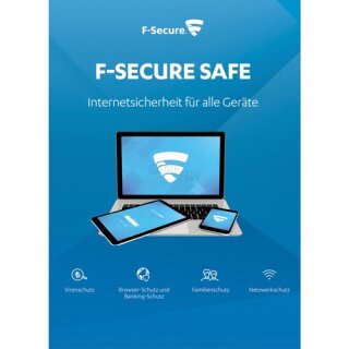 F-Secure SAFE Internet Security 1 Gerät EFS PKC 1 Jahr für aktuelle Version 2018