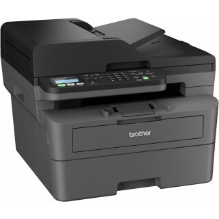 Brother MFC-L2800DW 4-in-1-Multifunktions-Laserdrucker, 32 ppm, Duplexdruck, 2-zeiliges LC-Display, Fast Ethernet, WLAN mit 5 GHz und USB 2.0