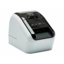 Brother QL-800 Monochrom Etikettenducker Rot Schwarz Druck USB Barcode aut, Schneideeinheit