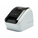 Brother QL-800 Monochrom Etikettenducker Rot Schwarz Druck USB Barcode aut, Schneideeinheit
